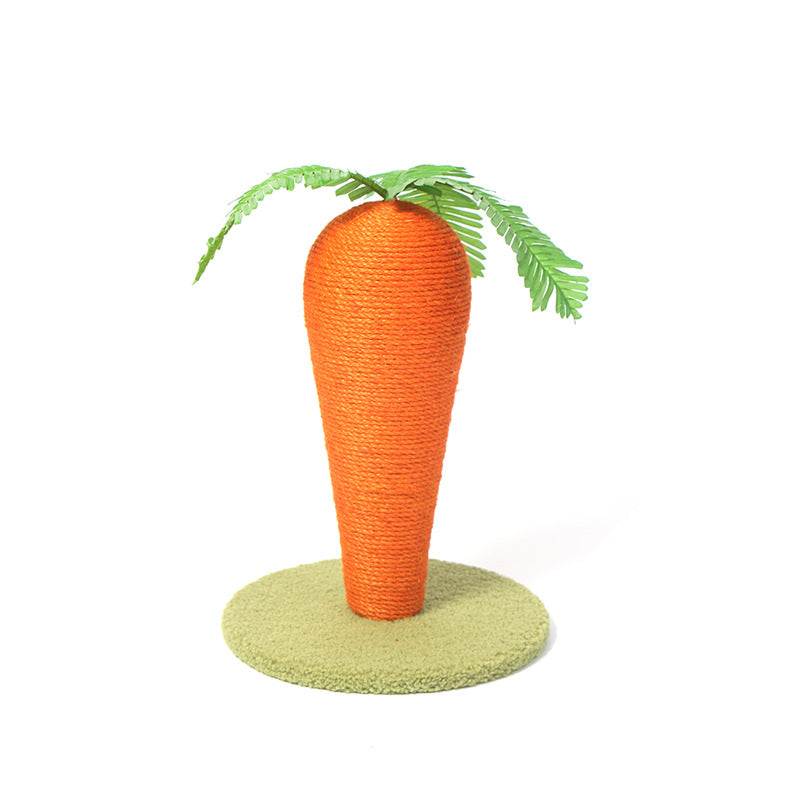 Large Carrot Cat Scratching Post