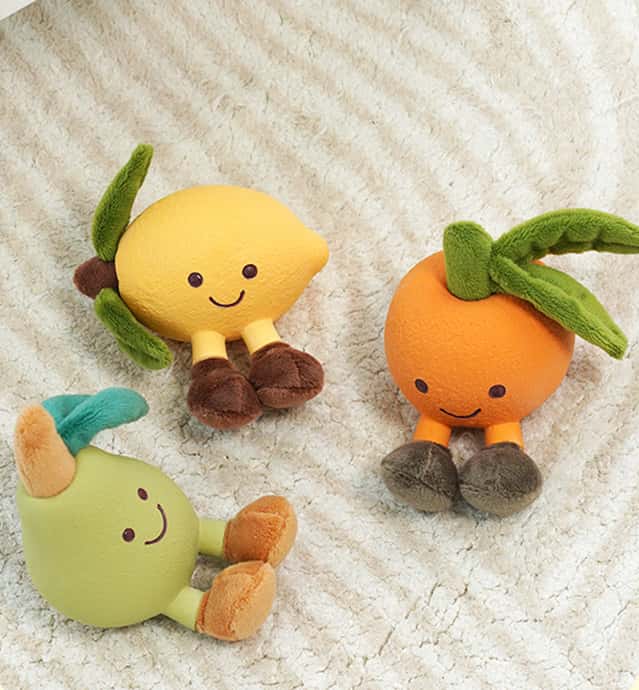 Fruity Chewables Dog Toy – Green Pear