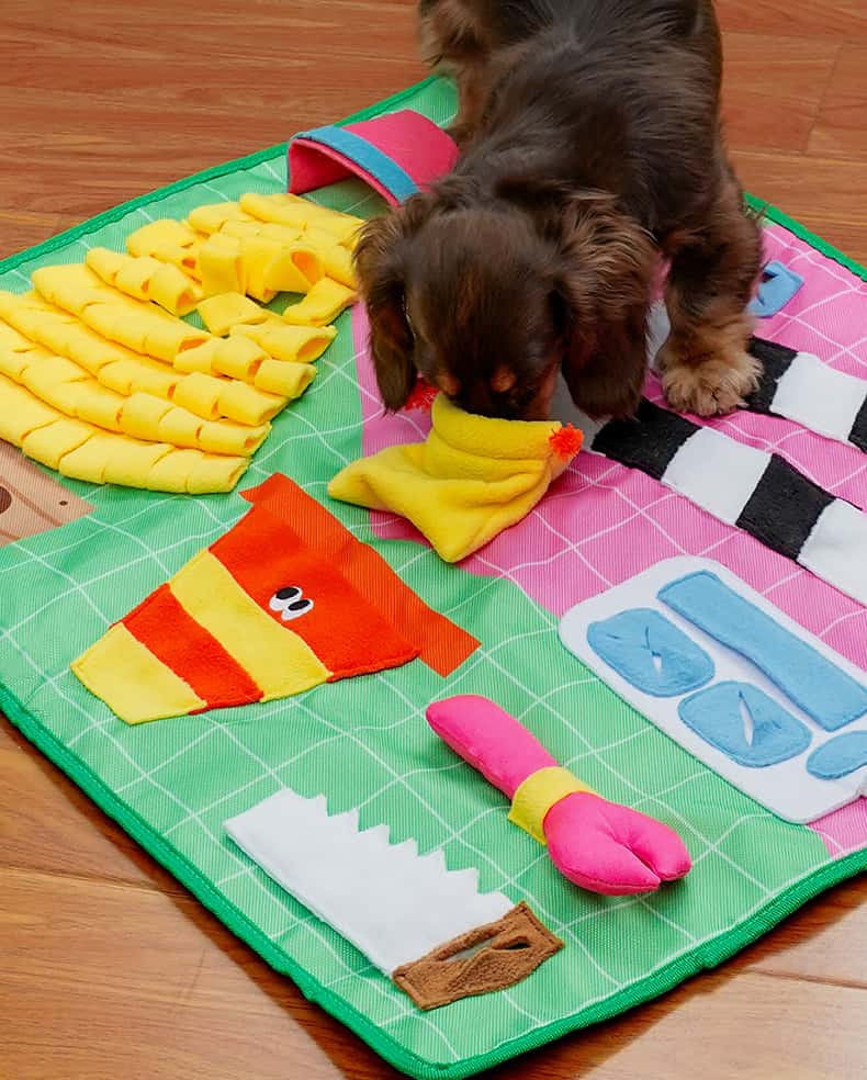 Interactive Snuffle Mat for Dogs – “Little Mechanic”