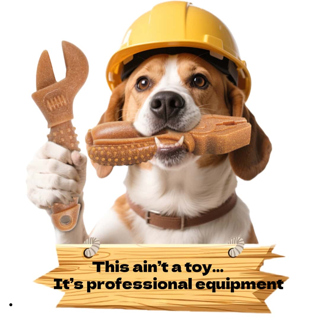 Wood-Plastic Chew Stick – Wrench-Shaped