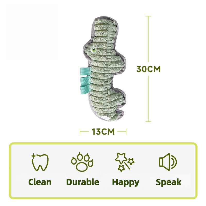 Durable Cotton Rope Dog Toy with Squeaker
