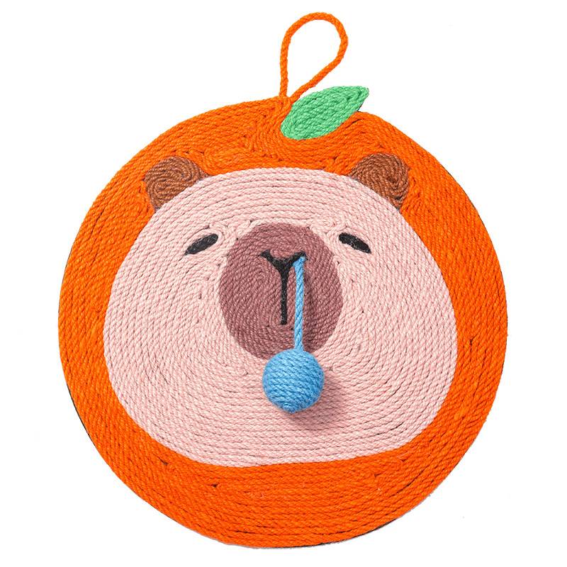Fruit & Guinea Pig Sisal Big Cat Scratcher