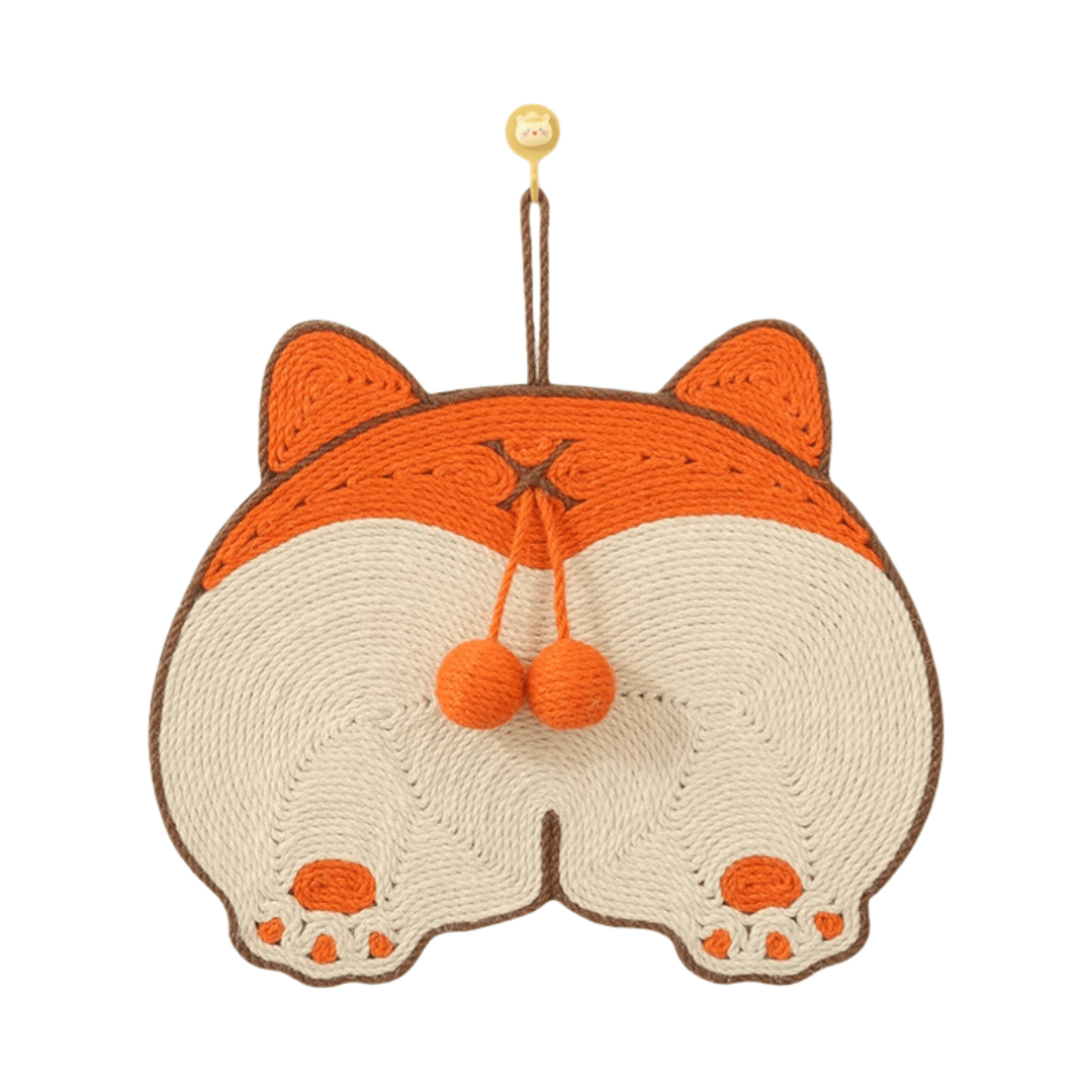 Corgi Butt Sisal Cat Scratcher Mat