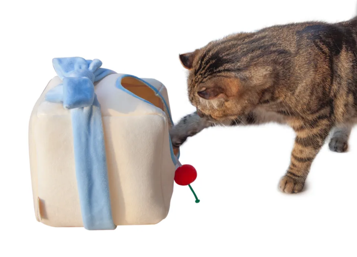 Interactive Snuffle Toy for Dogs and Cats - Birthday Cake
