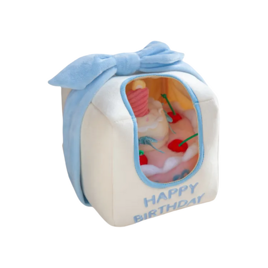 Interactive Snuffle Toy for Dogs and Cats - Birthday Cake