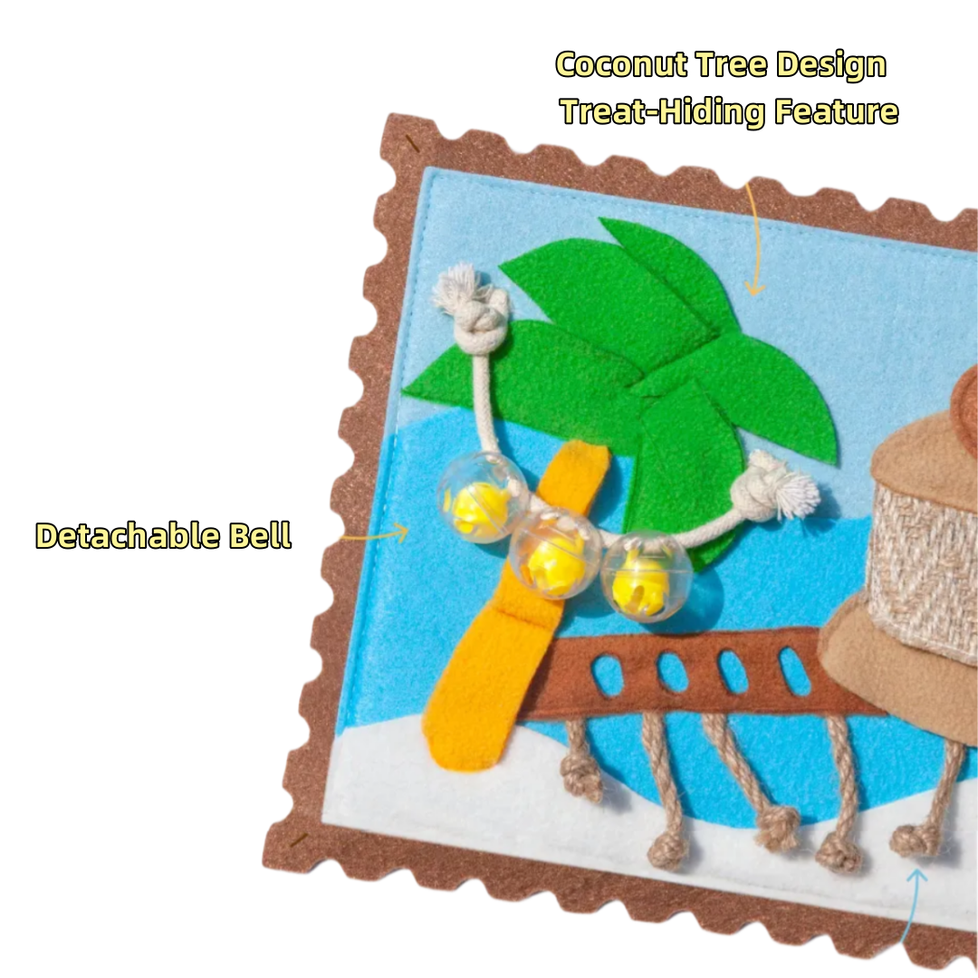 Interactive Snuffle Mat for Dogs - Travel Landmark