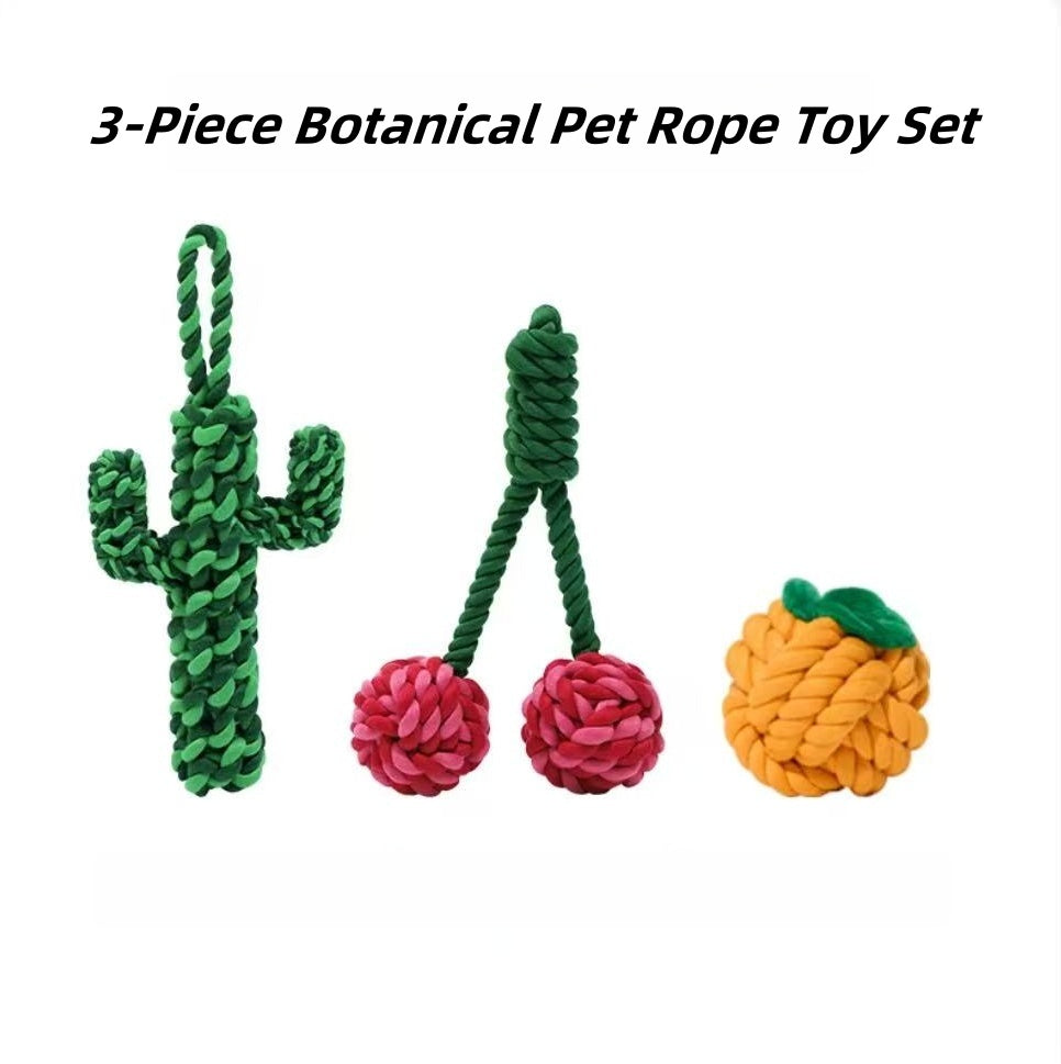 Botanical Garden Dog Rope Toy – Pack Combo