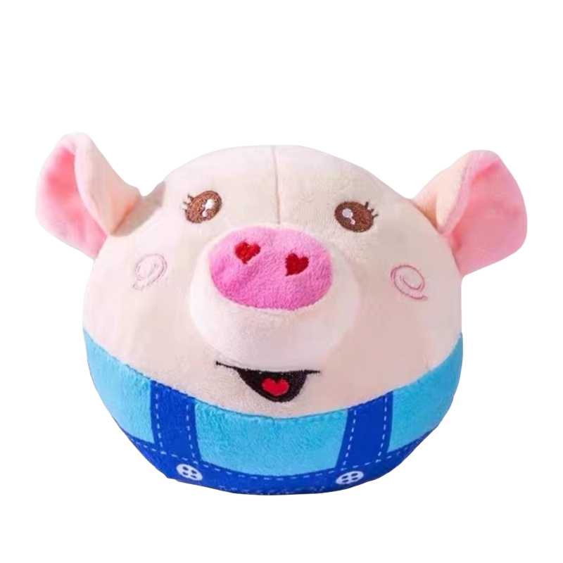 Electric Bouncing Dog Toy – Blue Pig