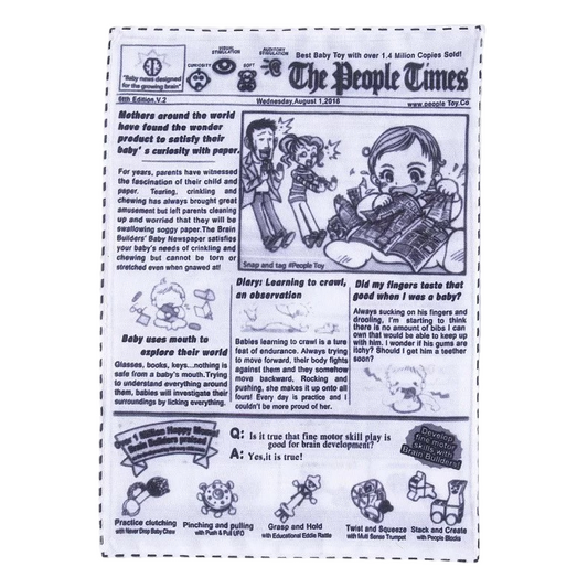 Squeaky Newspaper Dog Toy – Crinkle Paper Inside for Extra Fun