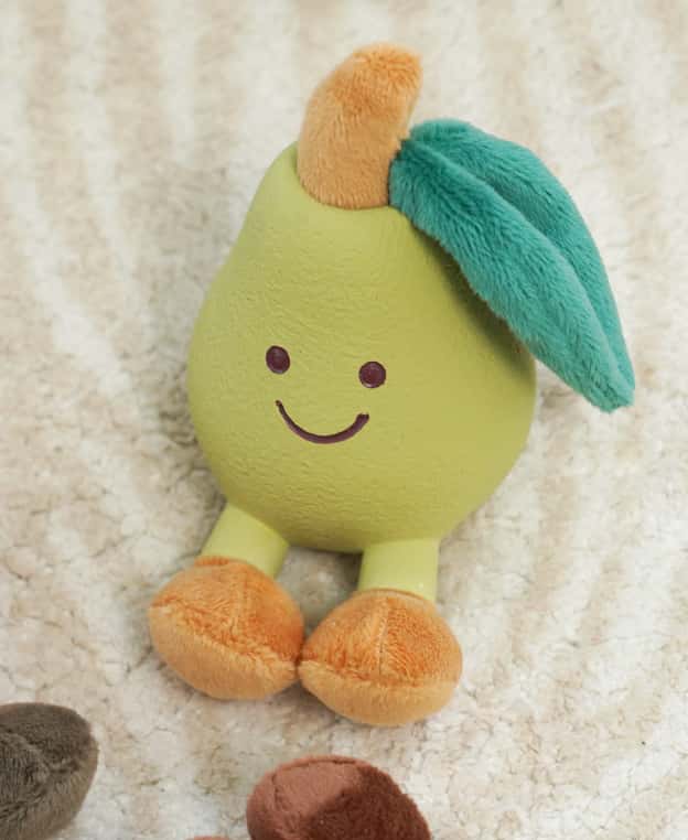 Fruity Chewables Dog Toy –  Green Pear