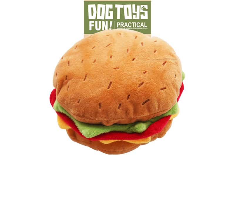 Snack Time Squeaky Plush Dog Toys