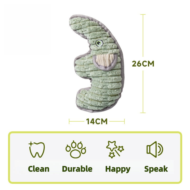Durable Cotton Rope Dog Toy with Squeaker