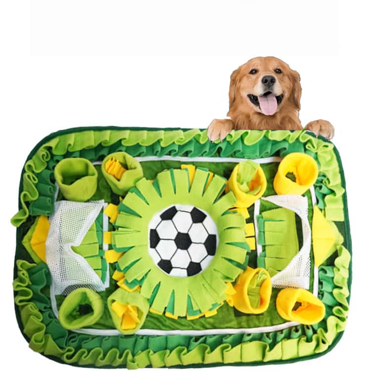 Interactive Snuffle Mat for Dogs - Soccer Field