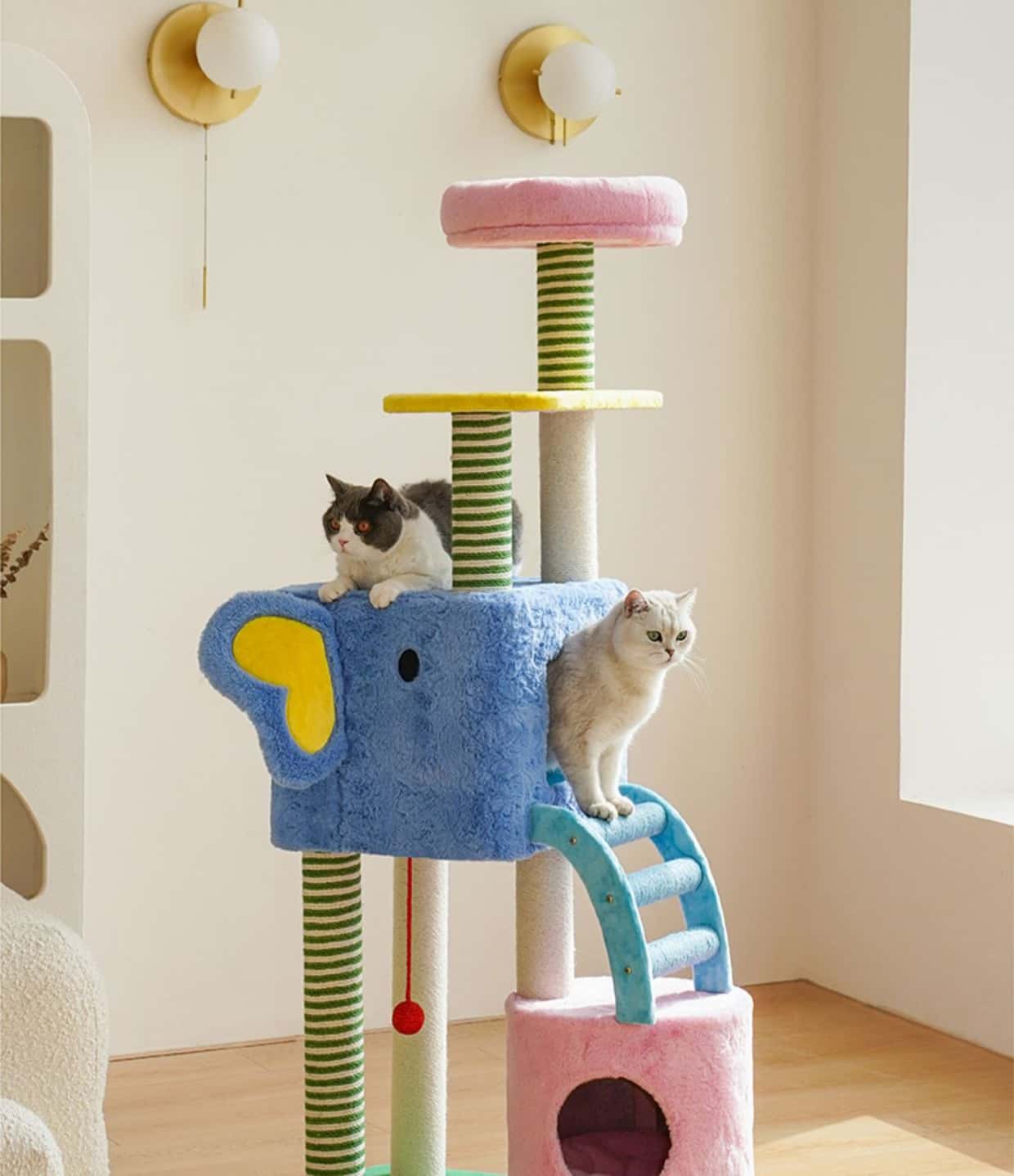 Elephant Cat Tree Tower - Large Multi-Level