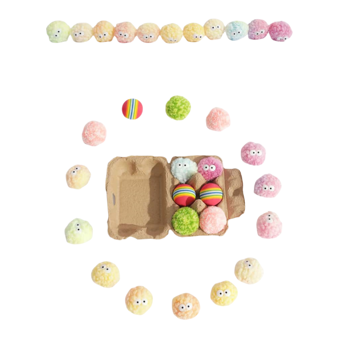 Cute Egg Cat Toys