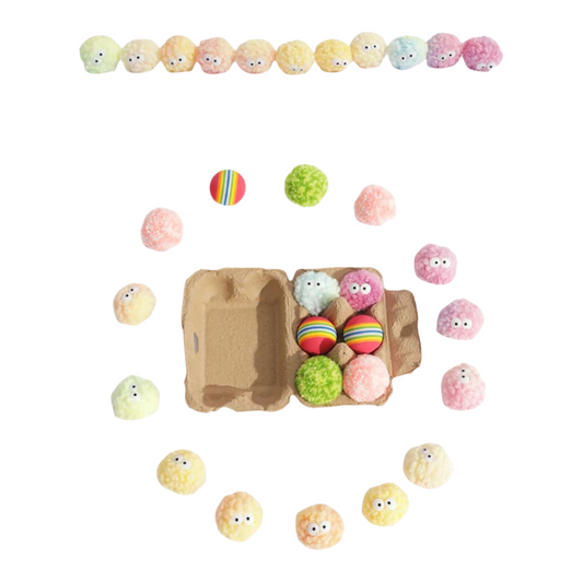 Cute Egg Cat Toys