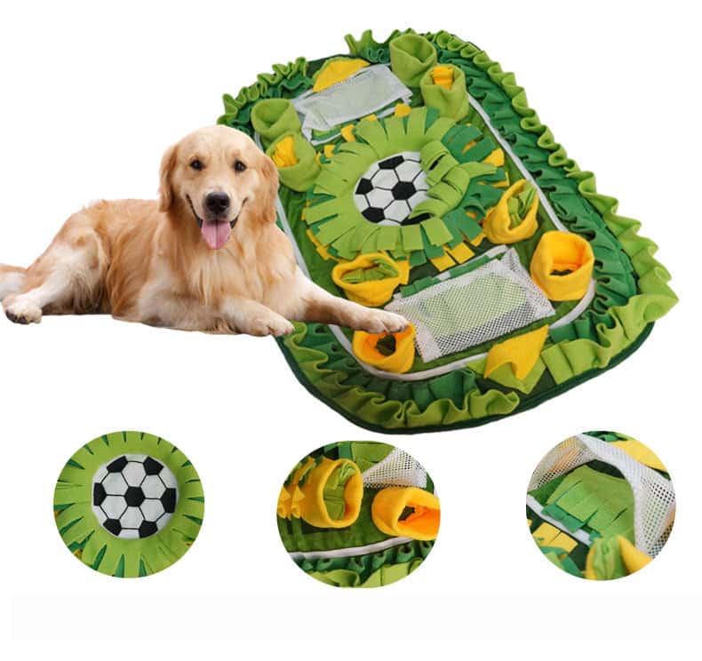 Interactive Snuffle Mat for Dogs - Soccer Field