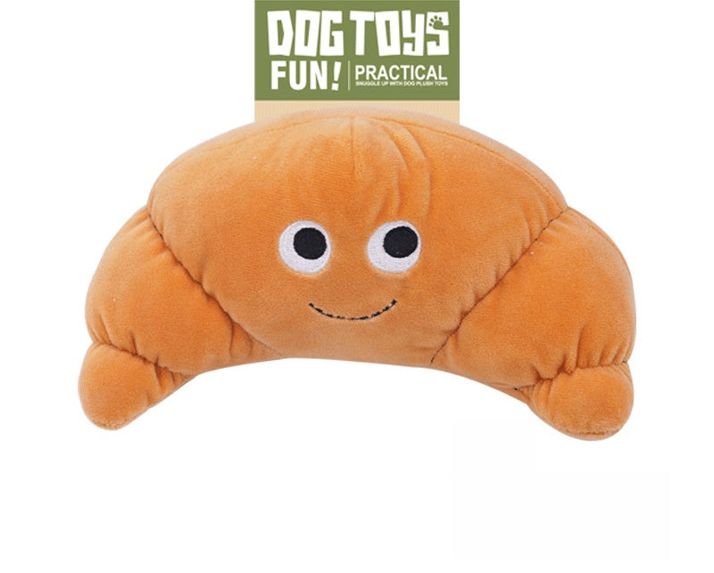 Snack Time Squeaky Plush Dog Toys