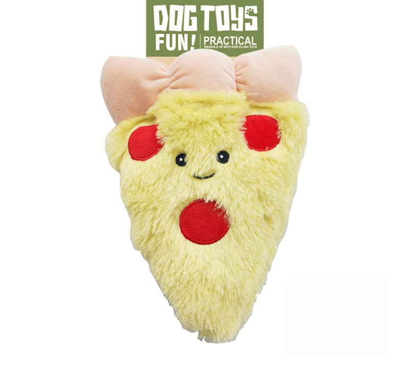 Snack Time Squeaky Plush Dog Toys