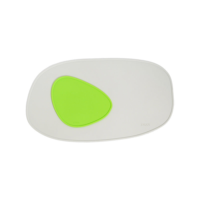 Geometric Colorblock Feeding Mat