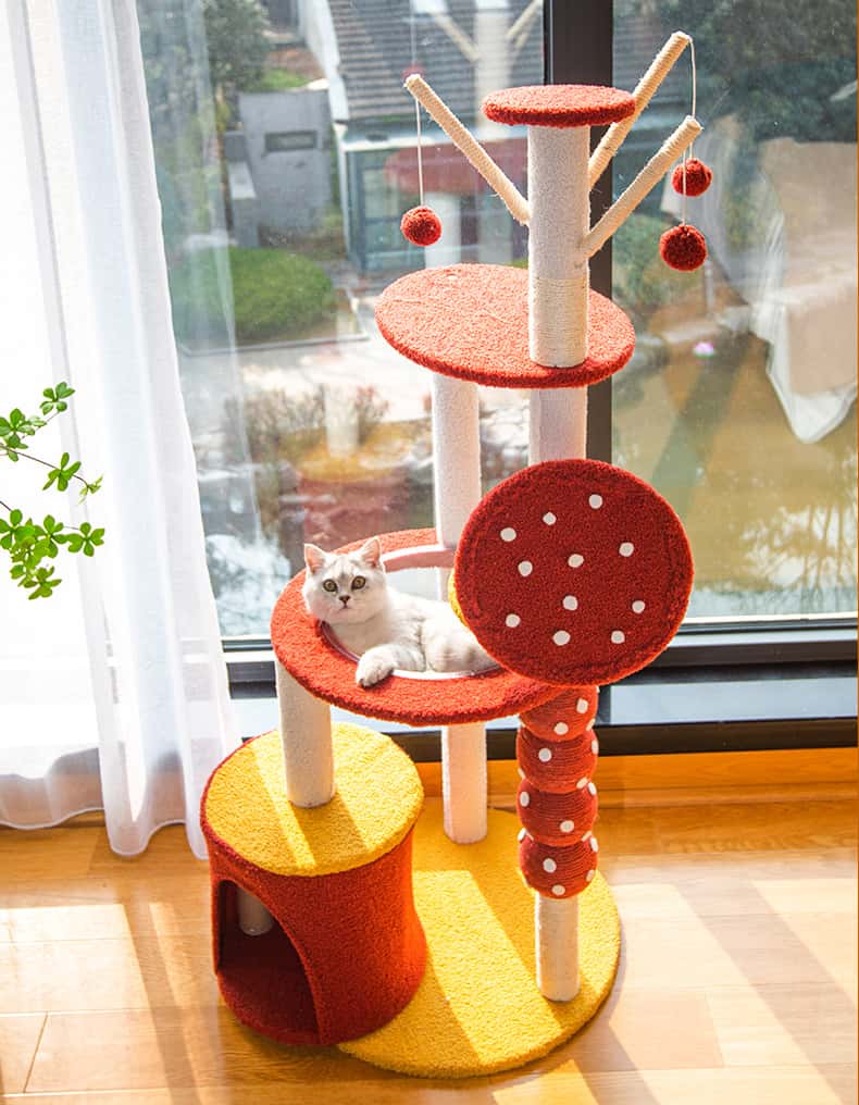Strawberry Skewer Cat Tree Tower