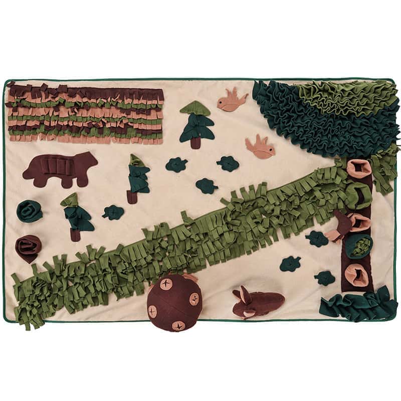 Interactive Snuffle XL Mat for Dogs - Forest Adventure