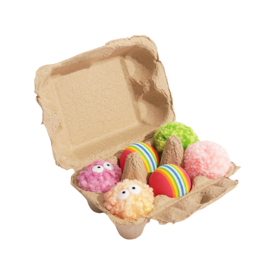 Cute Egg Cat Toys