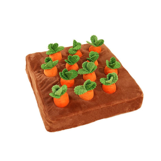 Interactive Snuffle Toy for Dogs - Carrot Garden