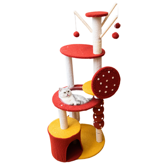 Strawberry Skewer Cat Tree Tower
