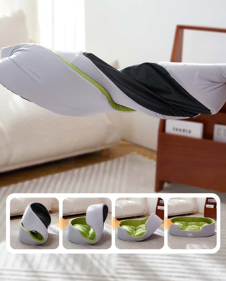 Dog Bed with Removable Cushion