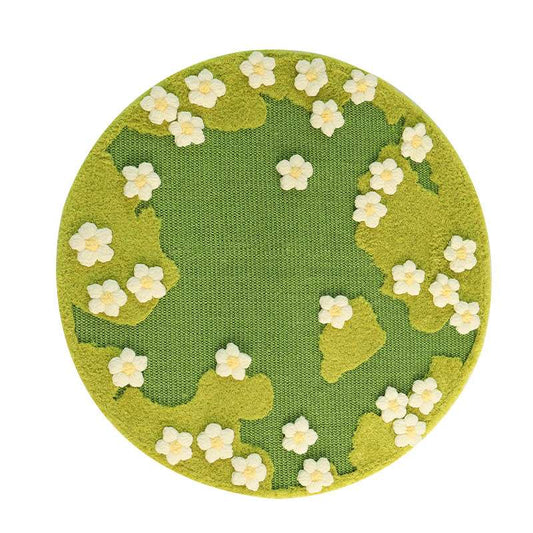 Floral Sisal Cat Scratcher Rug