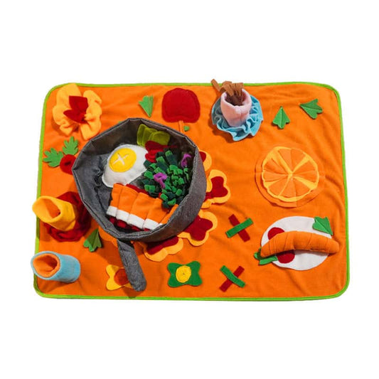 Interactive Snuffle Mat for Dogs - Frying Pan Feast