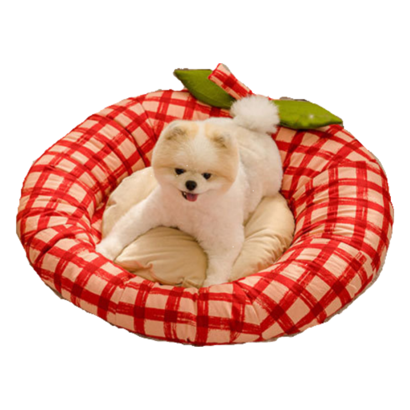 Cozy Apple Pet Bed