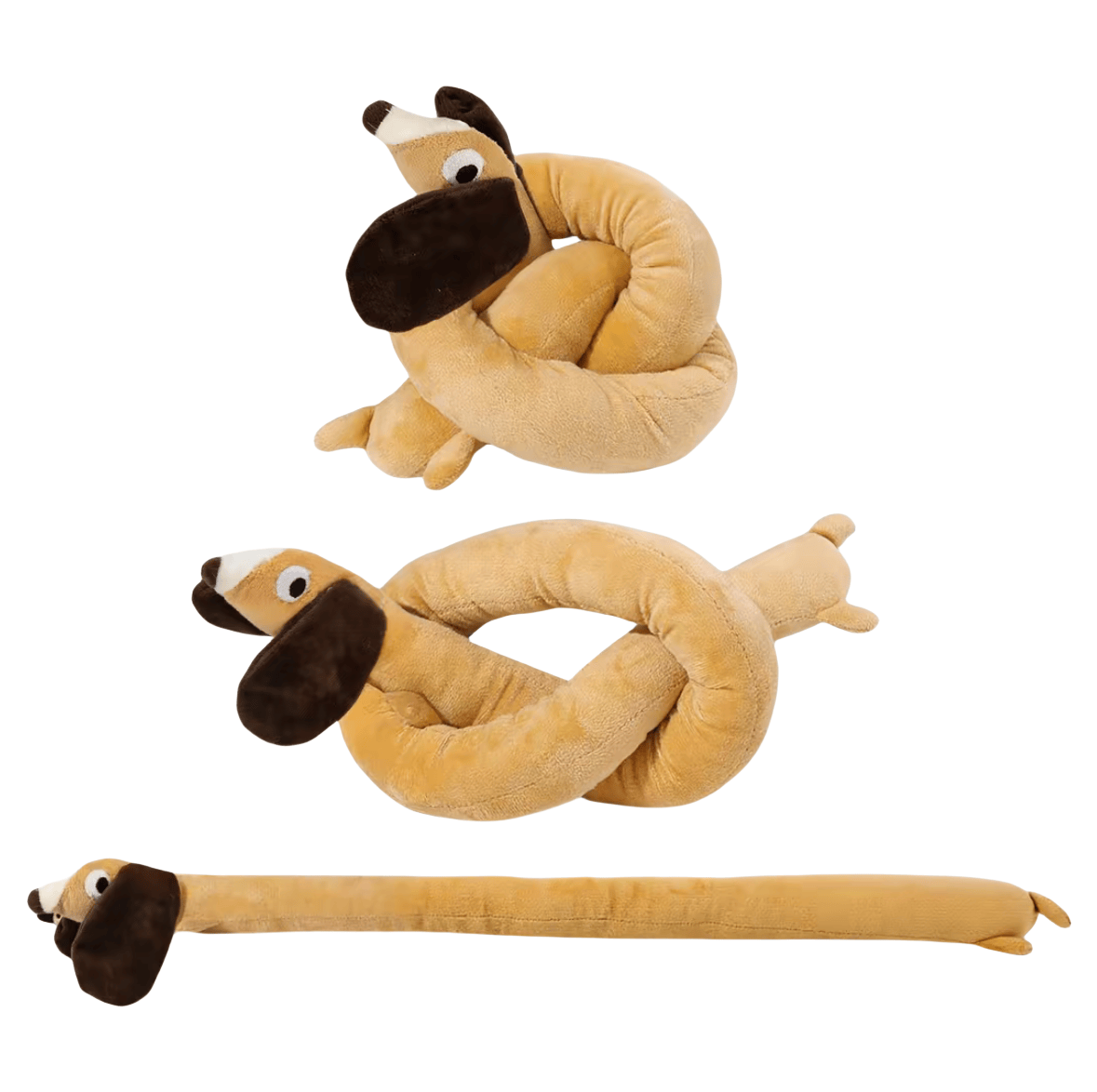 Sausage Dog Plush Toy – 1 Meter Long with Crinkle & Squeaker