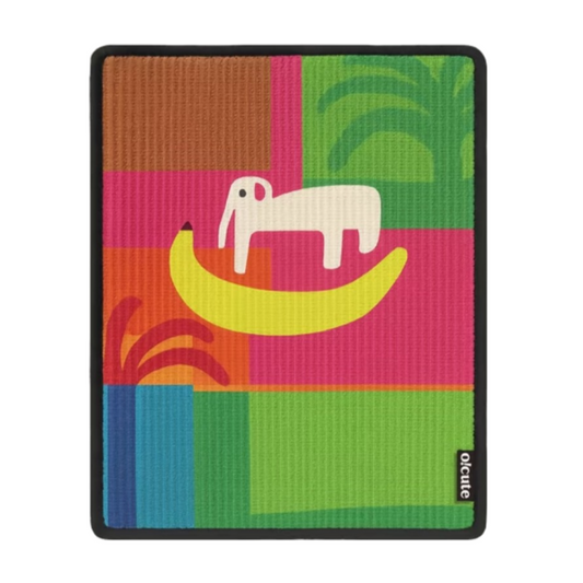 Durable Self-Adhesive Sisal Cat Scratcher – Banana Elephant