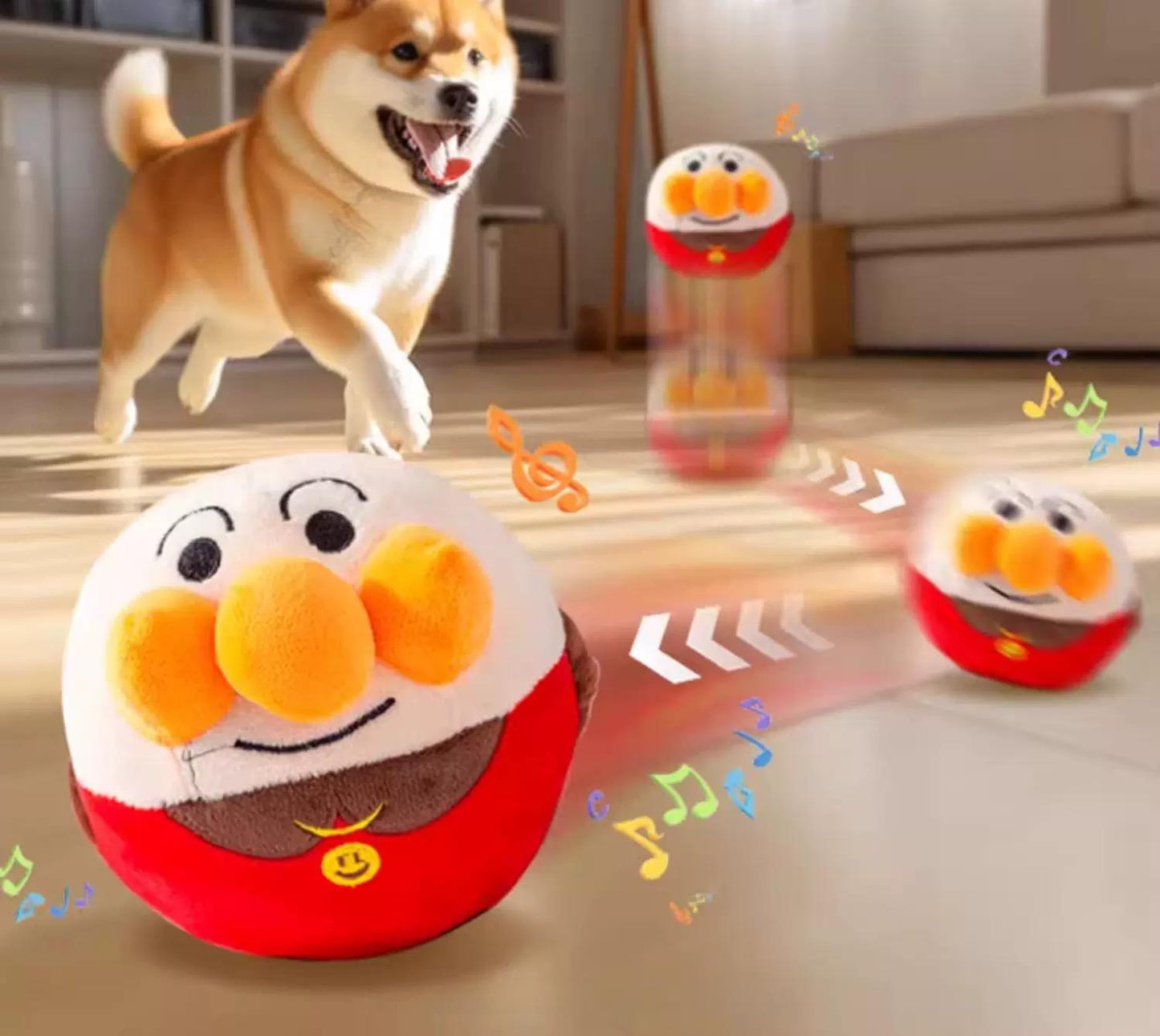 Electric Bouncing Dog Toy – Bread Bun